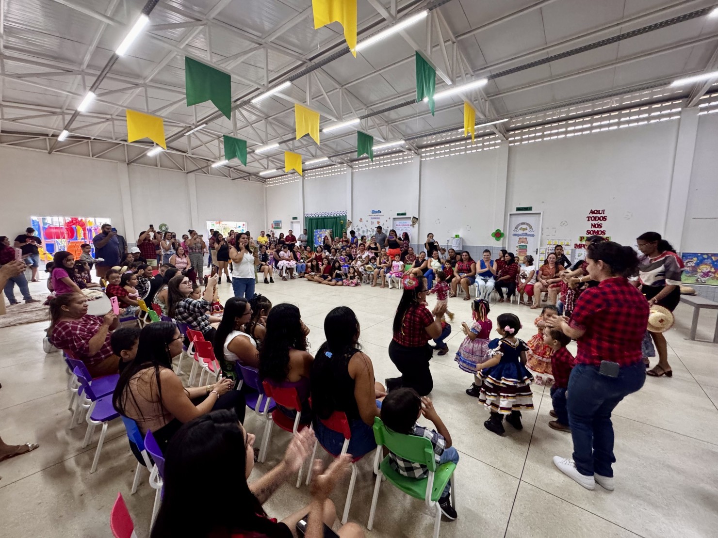 São João da Educação tem continuidade com arraiais das creches municipais