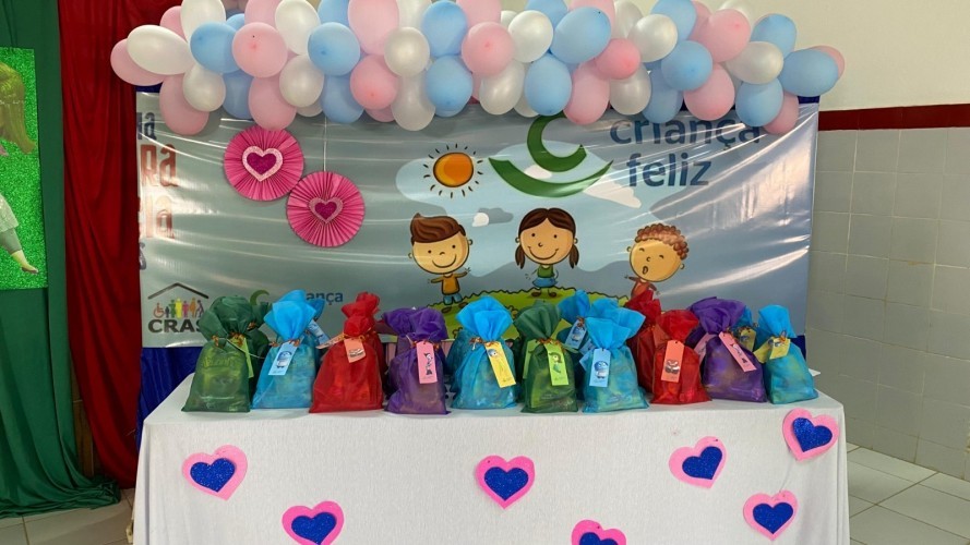 Semana do Bebê - Brinquedoteca do Programa Criança Feliz na Sede do CRAS