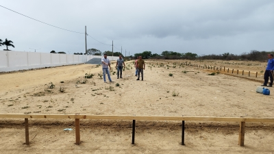 Prefeito Jarson acompanha obras de construção de novo Cemitério