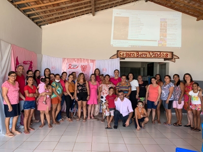 SECRETARIA DE ASSISTENCIAL SOCIAL REALIZA CHÁ DAS MULHERES, EM ALUSÃO AO OUTUBRO ROSA