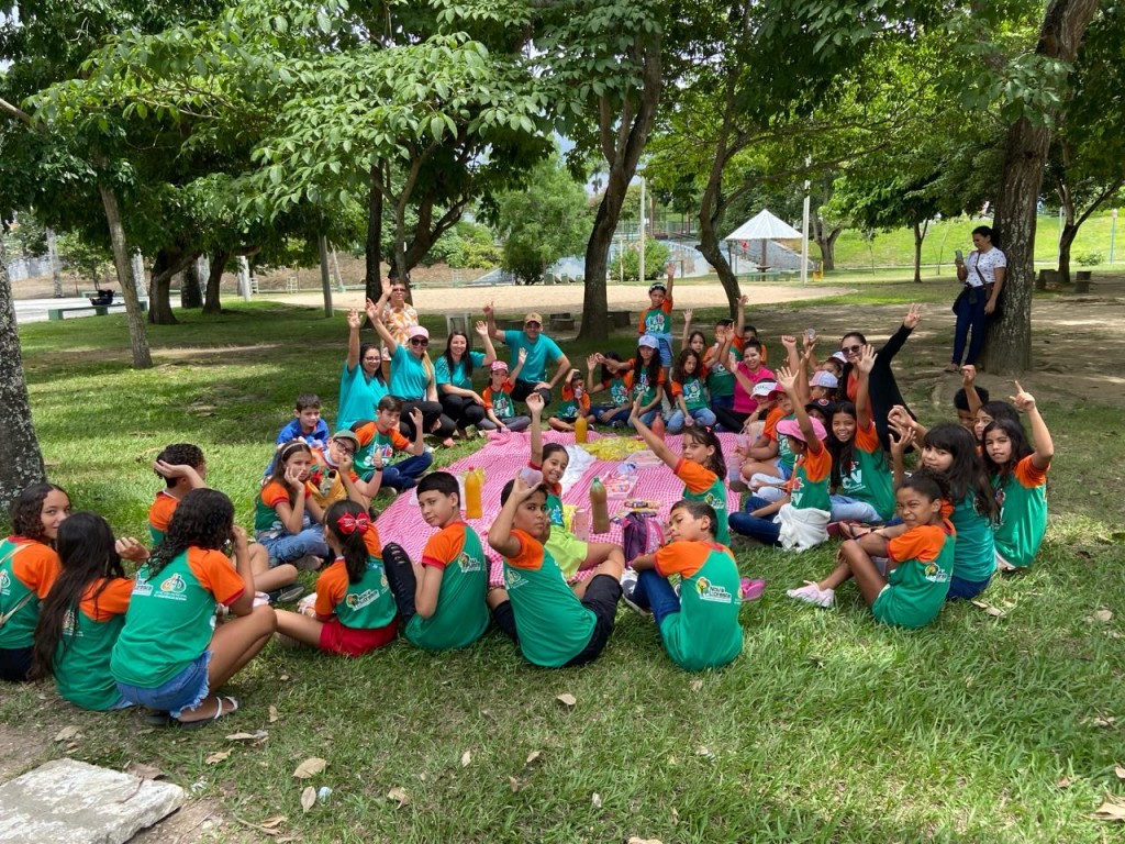 Prefeitura de Nova Floresta realiza passeio no Parque da Criança em Campina Grande na 2° Colônia de Férias do SCFV.