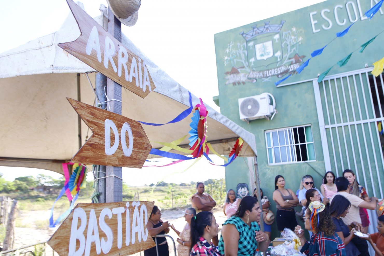 Escola Engenheiro Sebastião Ernesto realiza Arraiá do São João da Educação na zona rural de Nova Floresta