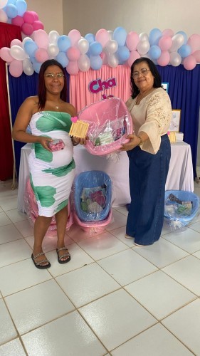 Continuação Semana do Bebê — Palestra com as mães atípicas e entrega de kit enxoval para as gestantes