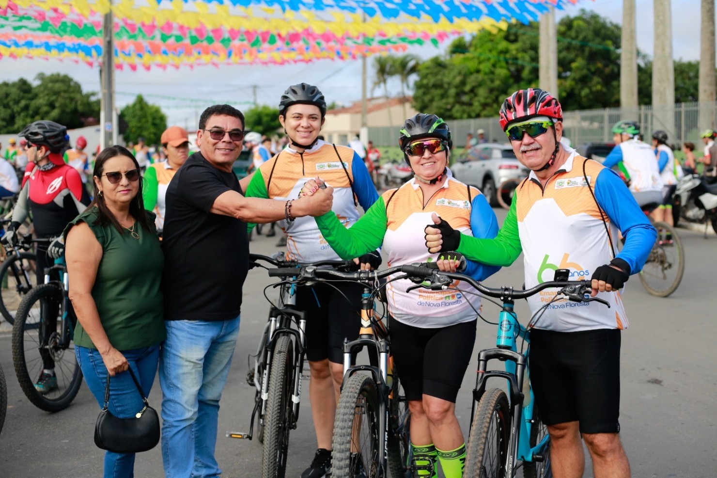Eco Pedal reúne ciclistas de toda a região durante as festividades de 66 anos de Nova Floresta