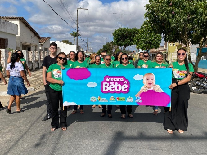 Prefeitura Municipal de Nova Floresta realiza Caminhada em comemoração a conquista do Selo UNICEF