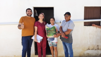 Prefeitura de Nova Floresta realiza entrega de cestas básicas na zona rural do município