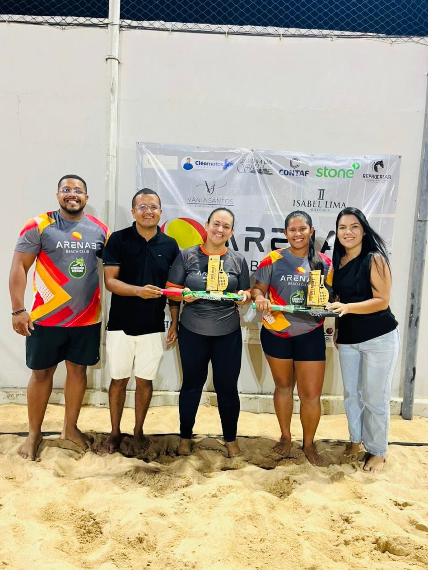 1º Campeonato Municipal de Beach Tennis movimenta programação esportiva dos 67 anos de Nova Floresta