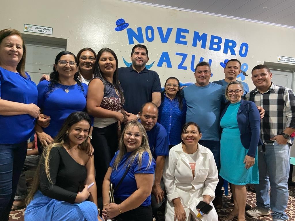 Prefeitura de Nova Floresta realiza ações em Alusão ao Novembro Azul nos PSF's