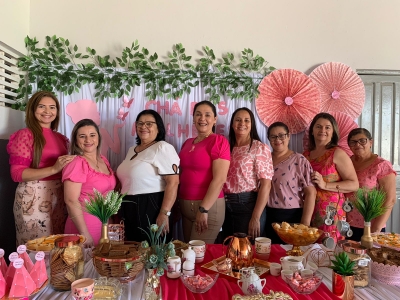 SECRETARIA DE ASSISTENCIAL SOCIAL REALIZA CHÁ DAS MULHERES, EM ALUSÃO AO OUTUBRO ROSA