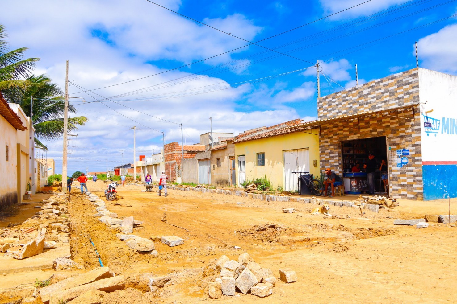Prefeitura de Nova Floresta inicia obras de pavimentação na Rua Damião Pedro de Lima e amplia investimentos em infraestrutura urbana