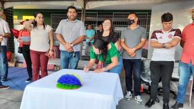 Prefeitura de Nova Floresta entrega equipamentos escolares para escolas e creches da rede municipal de ensino