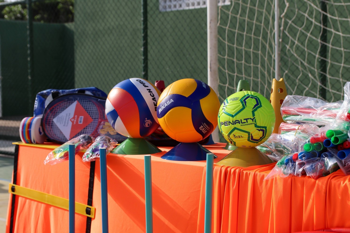 Secretaria de Educação entrega novos materiais esportivos para escolas municipais