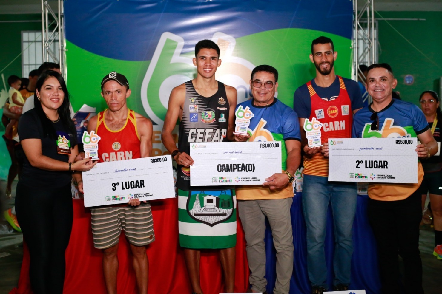 Corrida de Rua marca comemorações pelos 66 anos de Emancipação Política de Nova Floresta